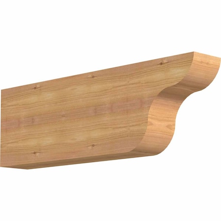 Ekena Millwork Carmel Smooth Rafter Tail, Western Red Cedar, 3 1/2"W x 8"H x 24"L RFT04X08X24CAR00SWR